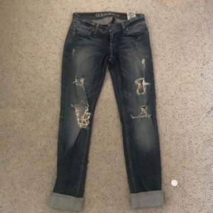Guess ripped jeans